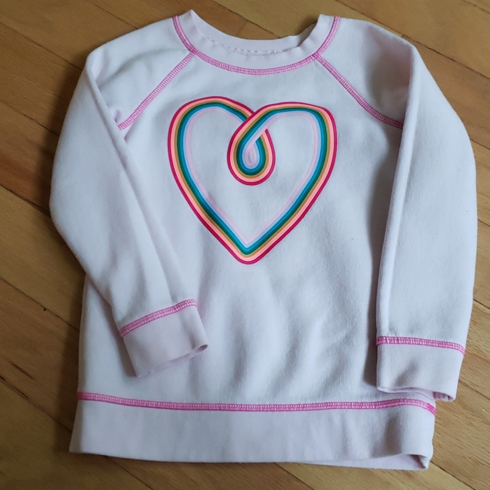 Rainbow heart sweatshirt